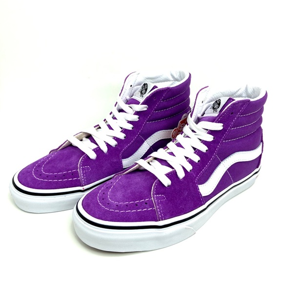 Vans Sk8-Hi Dewberry & True White Sneakers - Picture 14 of 16